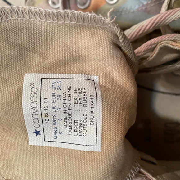 Y2K Vintage Rare Chuck Taylor Converse PRISM Pastel Rainbow - Picture 5 of 5